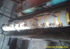 广东中山市某拉丝机电磁加热节能设备改